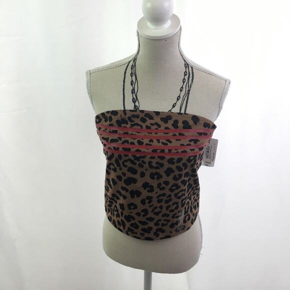 Flirtitude Active Crop Top Chocolate Leopard M - Picture 3 of 14